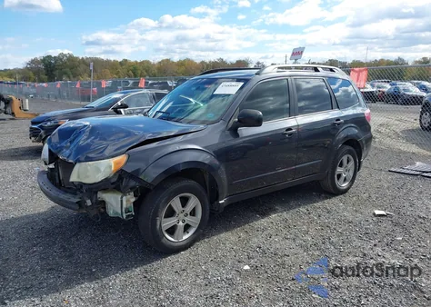 2012 Subaru Forester 2.5X из США, поврежденный, VIN JF2SHABC2CH466258